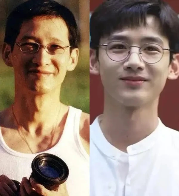 父子不像“父子”。六对共用一张脸的男明星气质相同